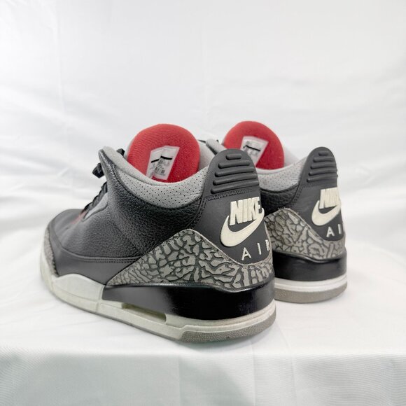 Nike Air Jordan 3 Retro OG “Black Cement” 2018 Size 12 | Pre-Owned | See Details - Picture 3 of 10